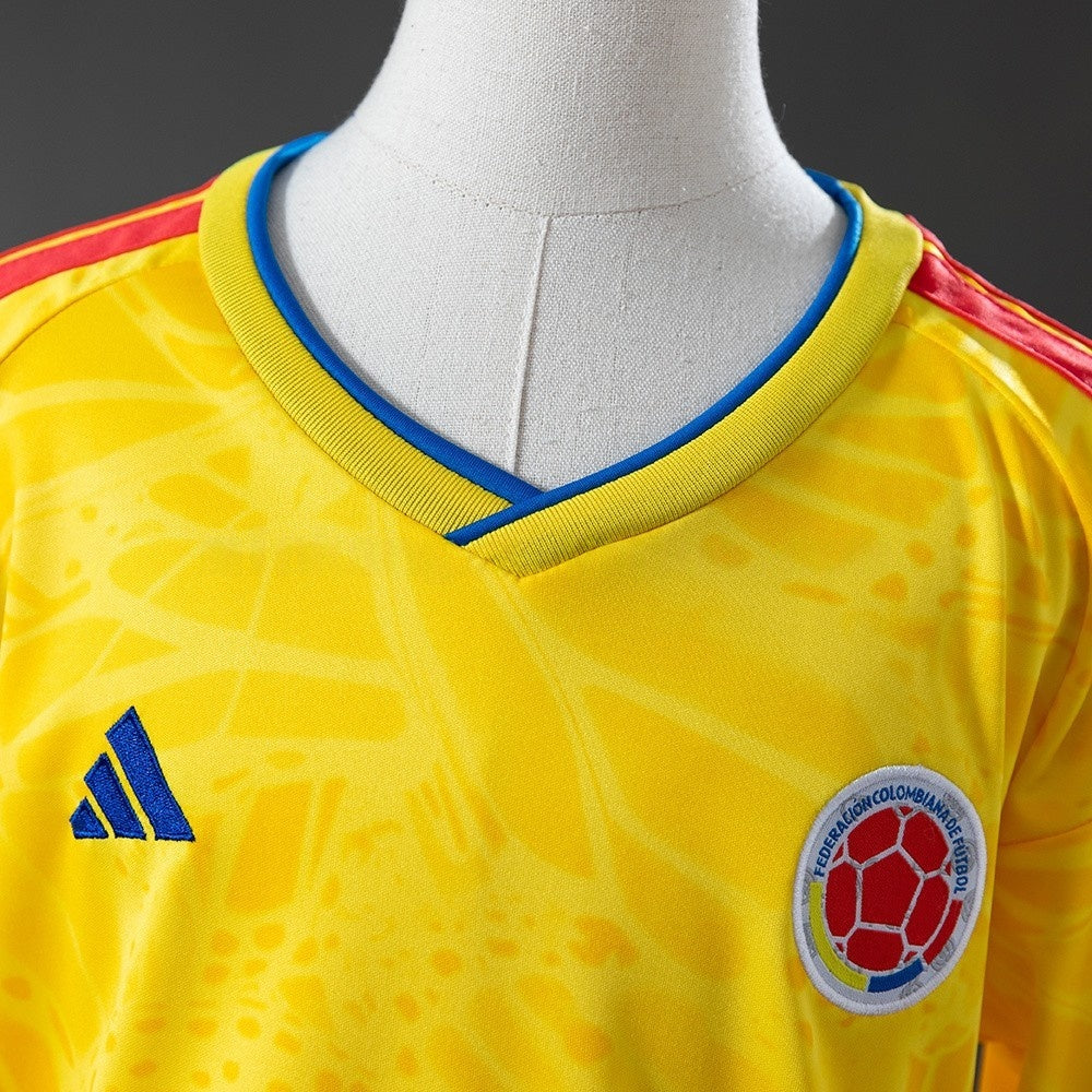 Kids Colombia Jersey 2026 World Cup Football Kit Soccer Jersey