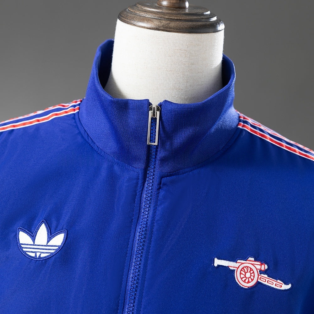 Arsenal Windbreaker 2025-26 Royal Blue Football Soccer Jacket