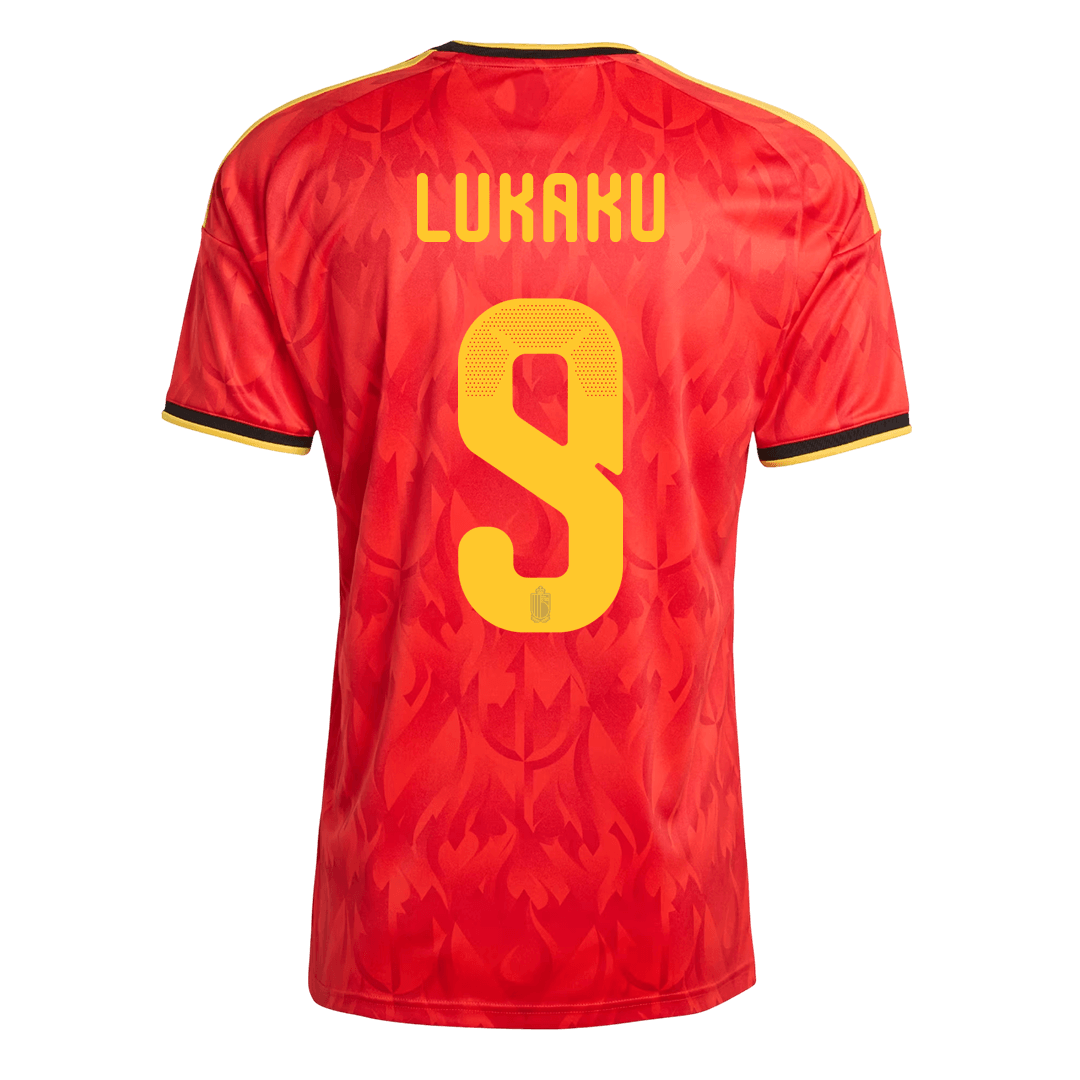 LUKAKU #9 Mens Belgium World Cup Home Jersey 2026