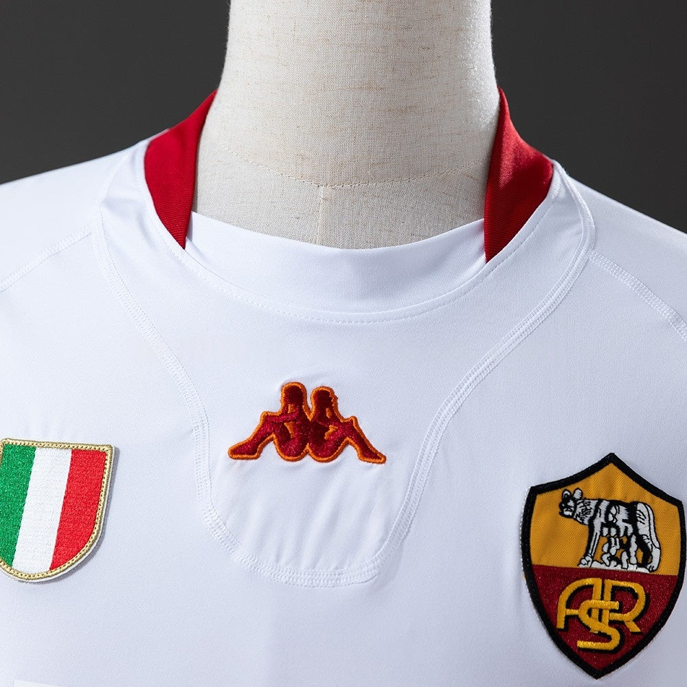 Rome Jersey 2001-02 Away Retro Football Kit Long Sleeves