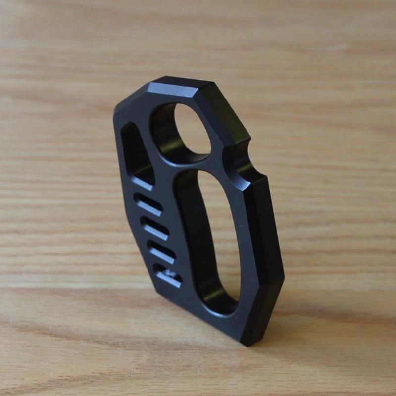 Brass Four Finger Knuckles – Aluminum Alloy with Black Oxide 15mm Lightweight
