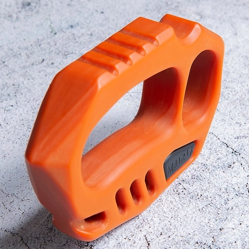 Brass Four Finger Knuckles – Bakelite with 20mm Thick Window Breaker Lightweight