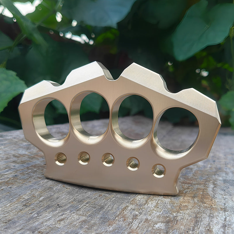 Brass Four Finger Knuckles – H-59 Ultra-Thick 15mm with Premium CNC 560g