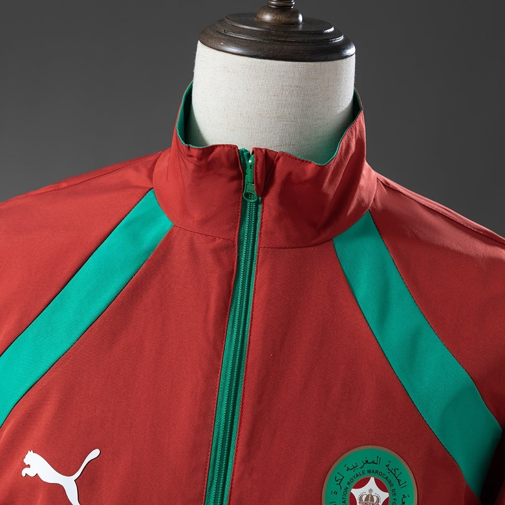 Morocco Windbreaker 2026 Reversible Football Soccer Jacket
