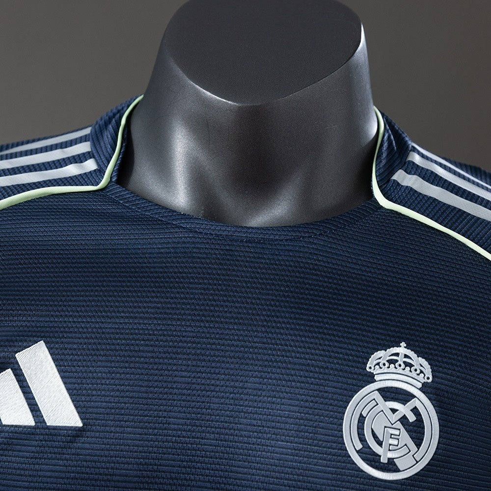 Real Madrid Jersey 25/26 Away Football Kit Long Sleeves Player Version