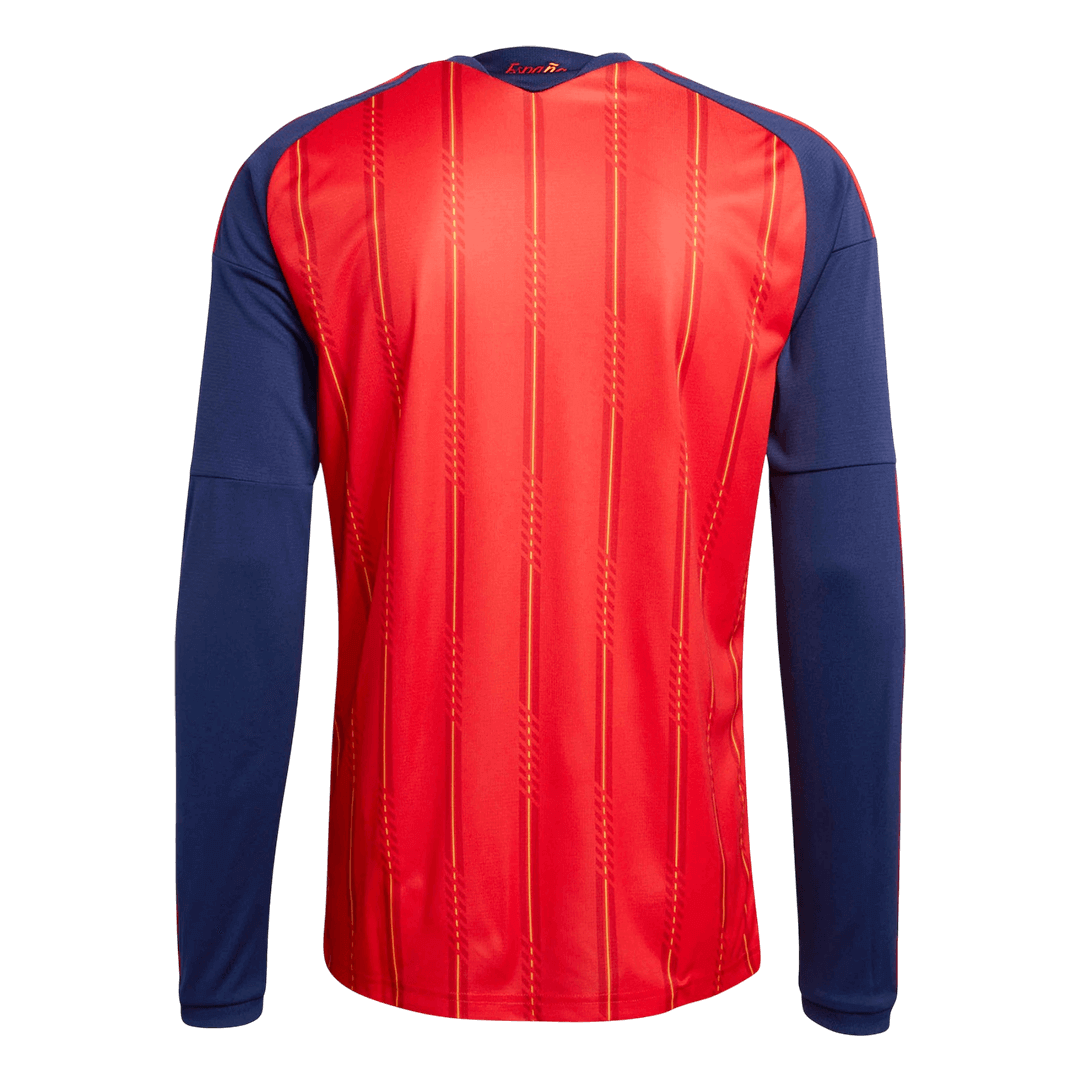 Mens Spain World Cup Home Long Sleeve Jersey 2026