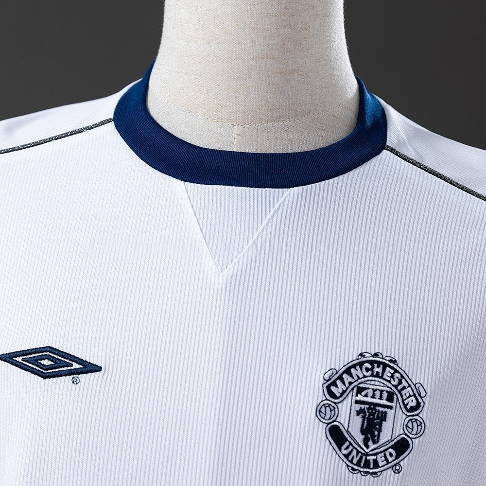 Manchester United Jersey 2000-01 Away Retro Kit Long Sleeve