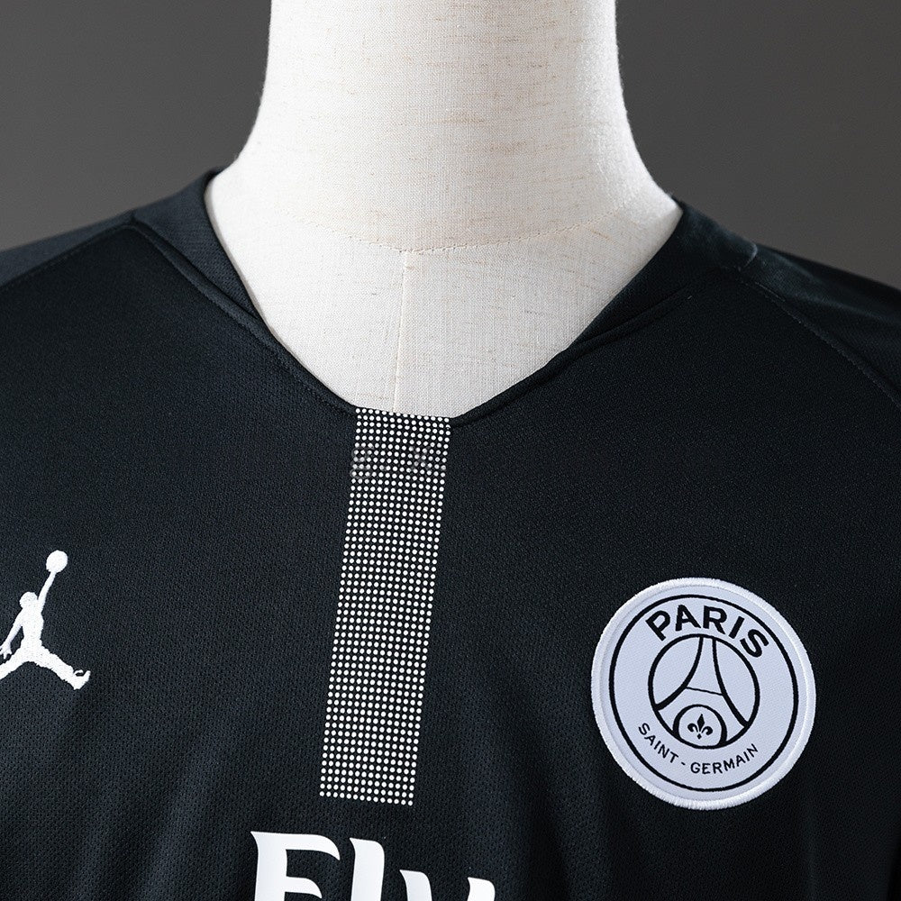 PSG Jersey 2018-19 Black Retro Football Kit