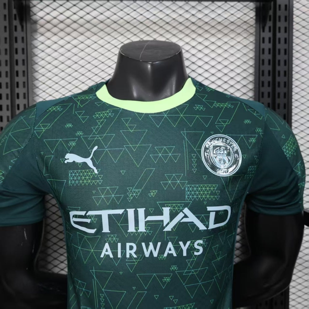Manchester City Jersey 25/26 Fourth Football Kit Player Version