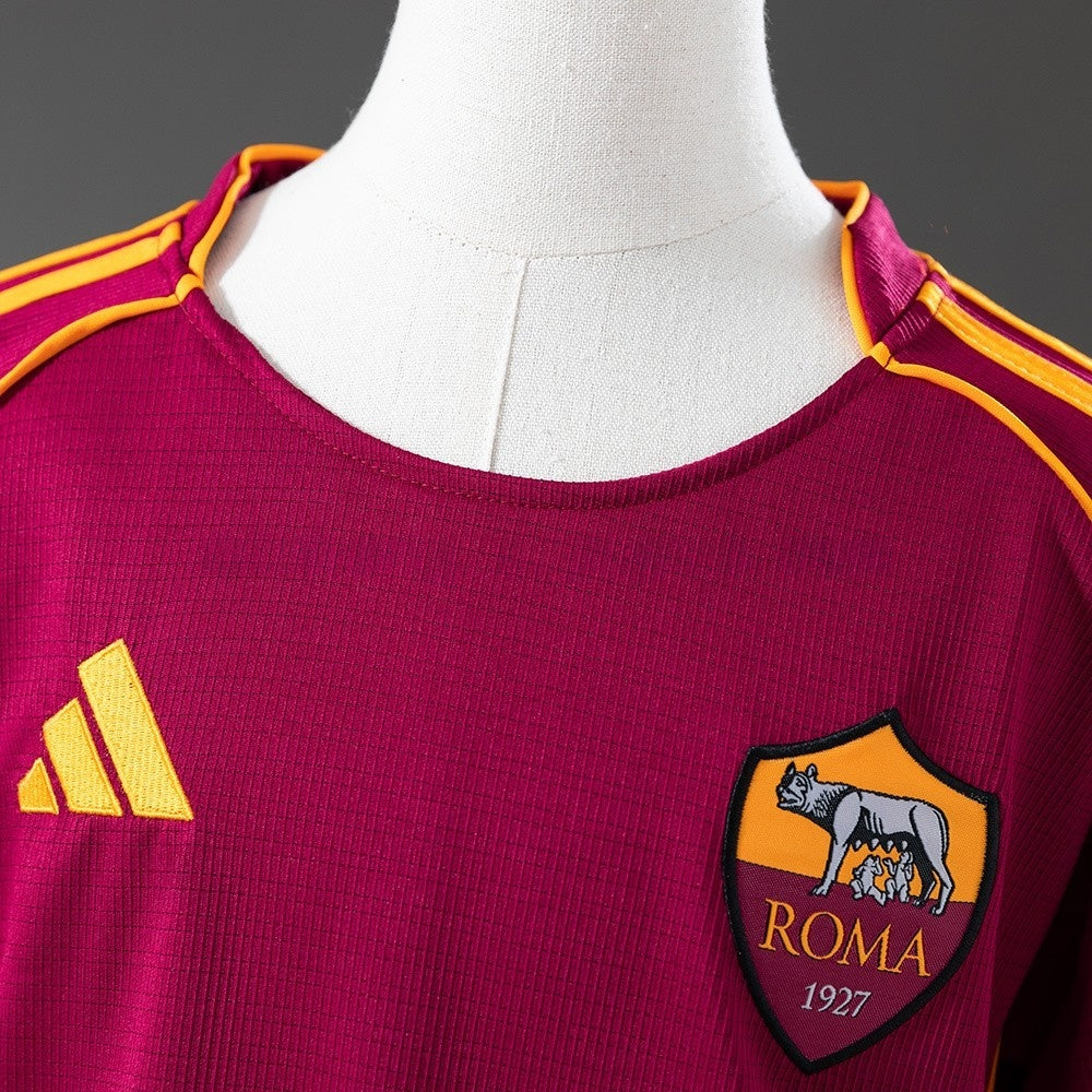 Kids AS Roma Jersey 25/26 Home Football Kit