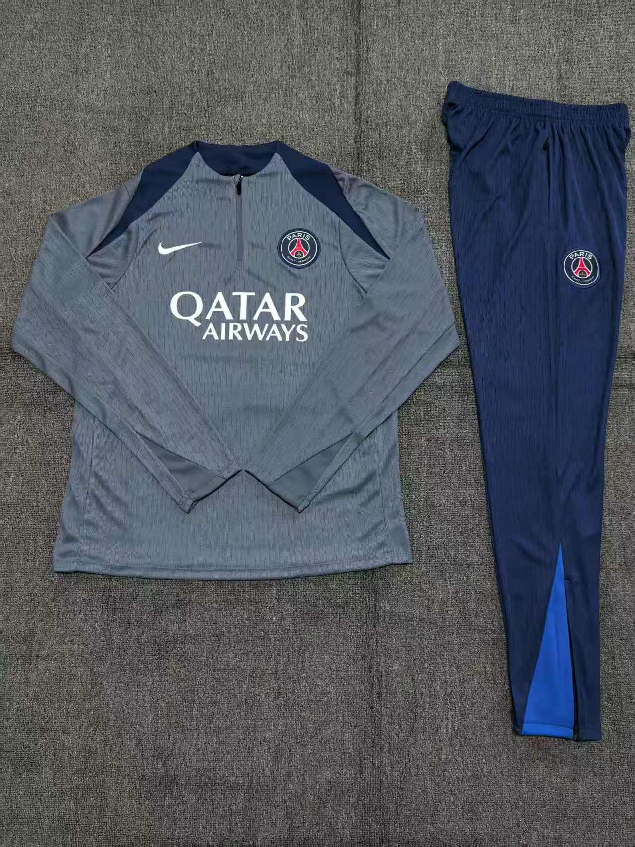Kids PSG Training Tracksuits 25/26 Football Kit Soccer Jersey