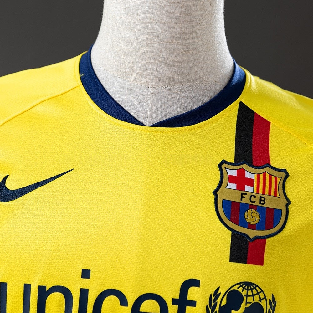 Barcelona Jersey 2008-09 Away Retro Football Kit Long Sleeves