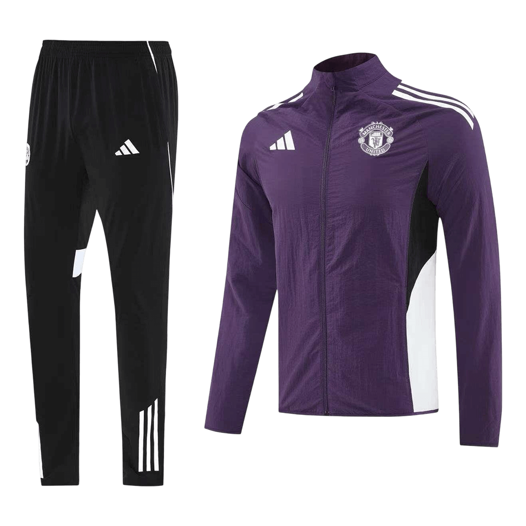 Manchester United 2025/26 Purple Training Tracksuit Kit (Top+Pants)