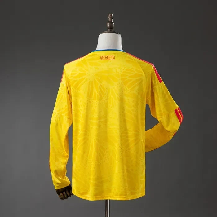 Colombia Home Jersey 2026 World Cup Long Sleeves Football Kit Soccer Shirt