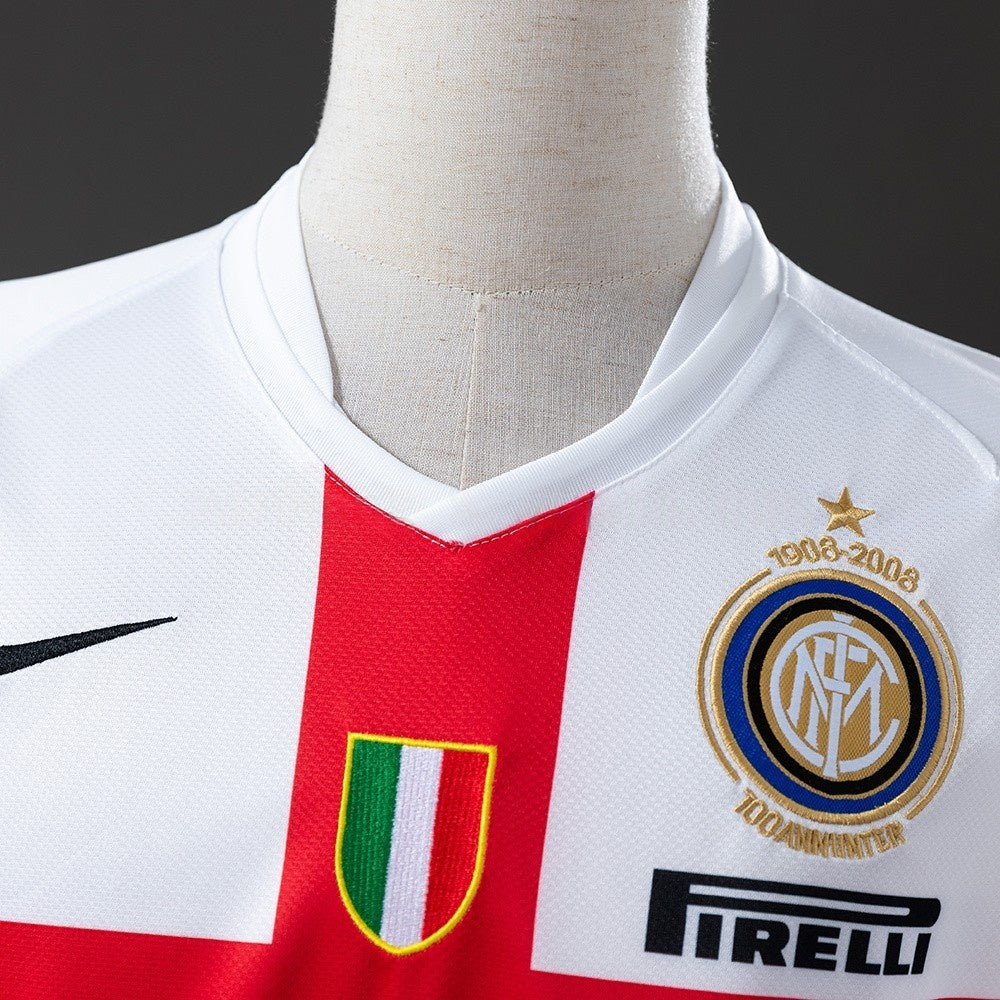 Inter Milan Jersey 2007-08 Away Retro Football Kit