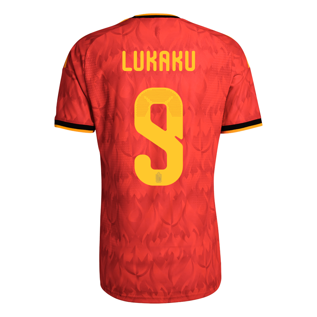 LUKAKU #9 Mens Belgium World Cup Home Jersey 2026 - Player Version (Slim Fit)