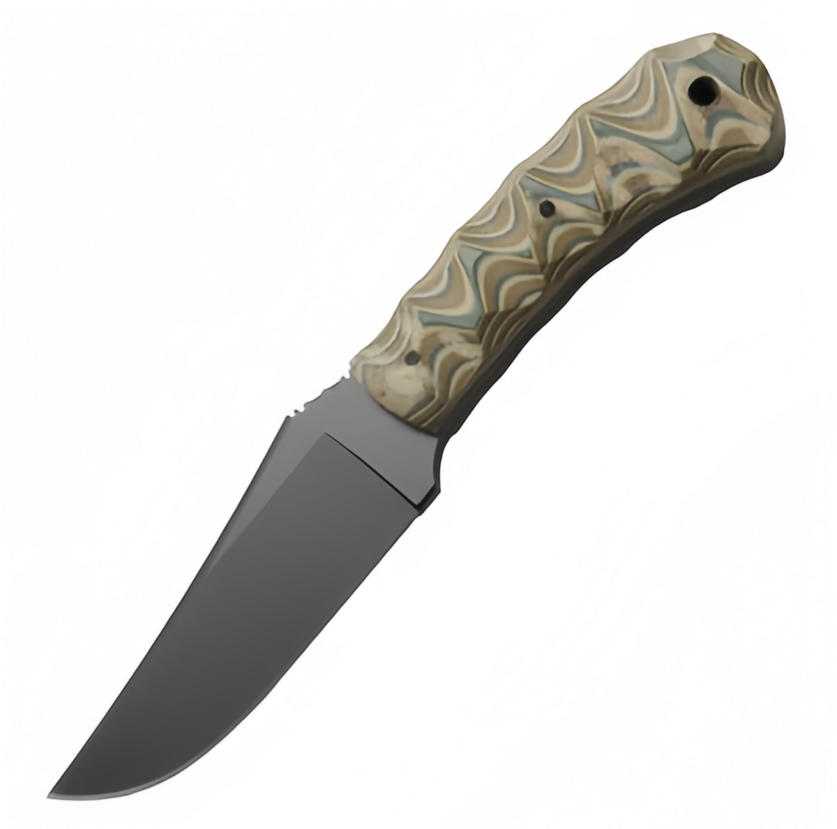 Fixed Blade Knife – IronClad 80CRV2 Tactical with Full-Tang 5mm with G10 Handle Survival