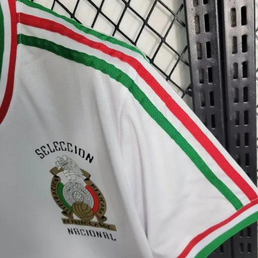 Mexico Jersey Away Kit 1985 Retro Football Team Soccer Shirt