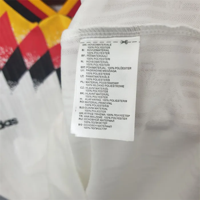 Germany Jersey Home Kit 1994 Retro Football Team Soccer Shirt