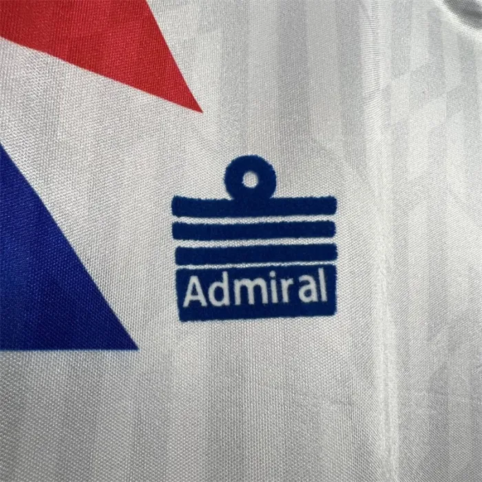 Retro Rangers Away Kit 1990 1992 Football Jersey