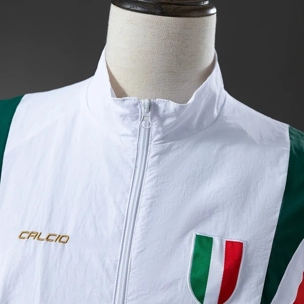 Italy Windbreaker 2025/26 White Football Kit