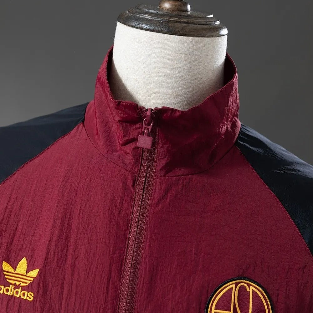 AS Roma Windbreaker 2025/26 Red Football Kit