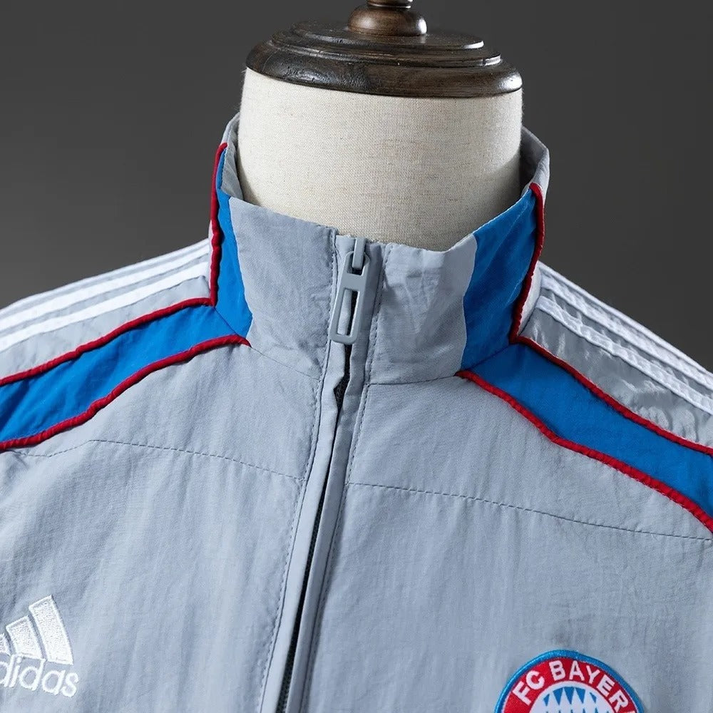 Bayern Munich Windbreaker 2025/26 Grey Football Kit