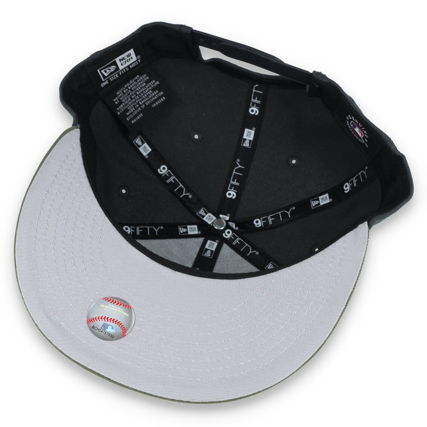New Era Kansas Royals 2-Tone Color Pack 9Fifty Snapback Hat- Grey/Olive