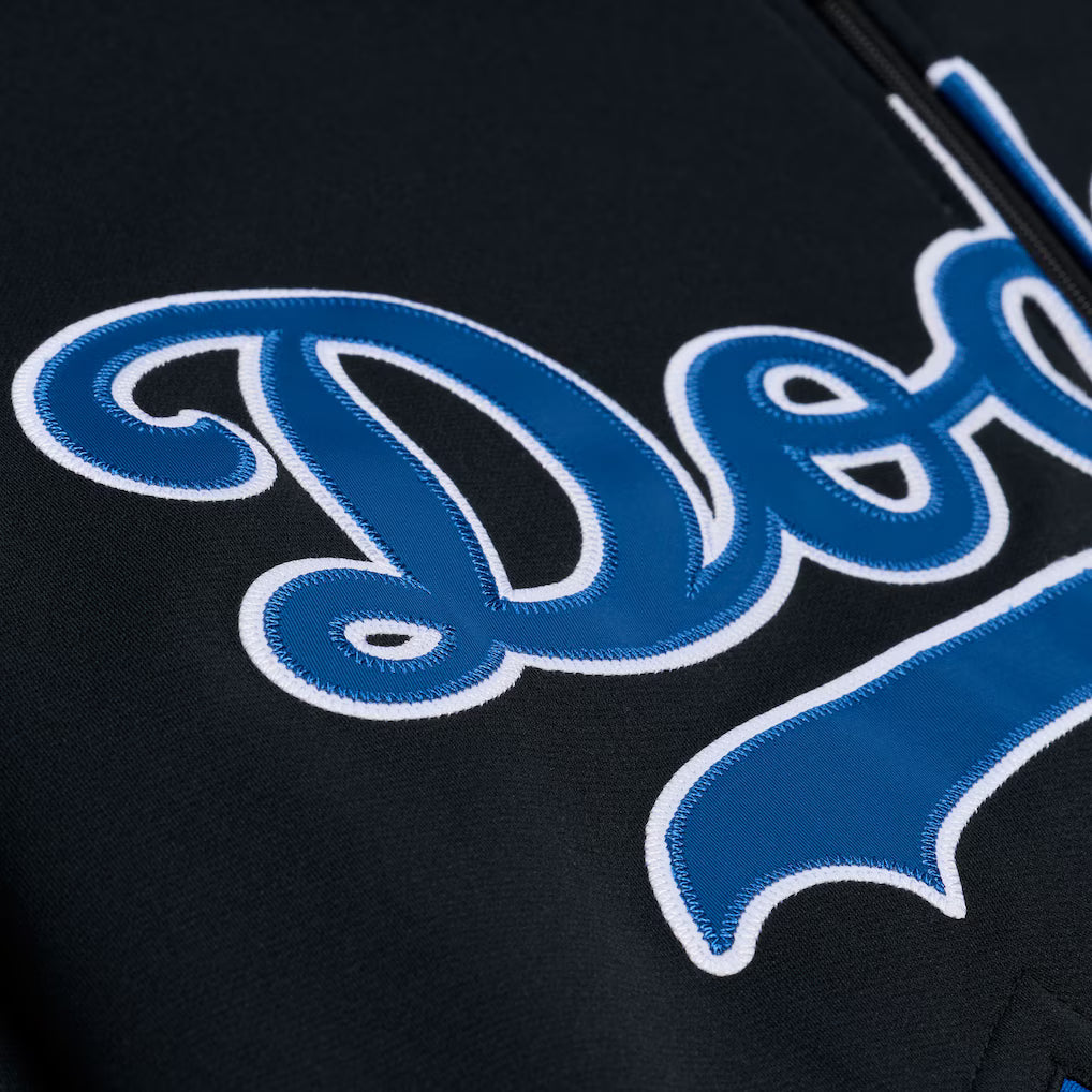 Mitchell & Ness Los Angeles Dodgers Black Replica Batting Practice Full-Zip Jacket