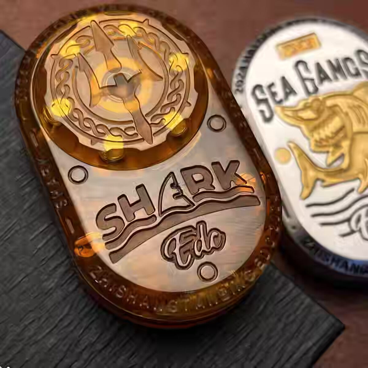 Magnetic Fidget Slider – PEI Sea Shark EDC with Lightweight Tactical with Rotor