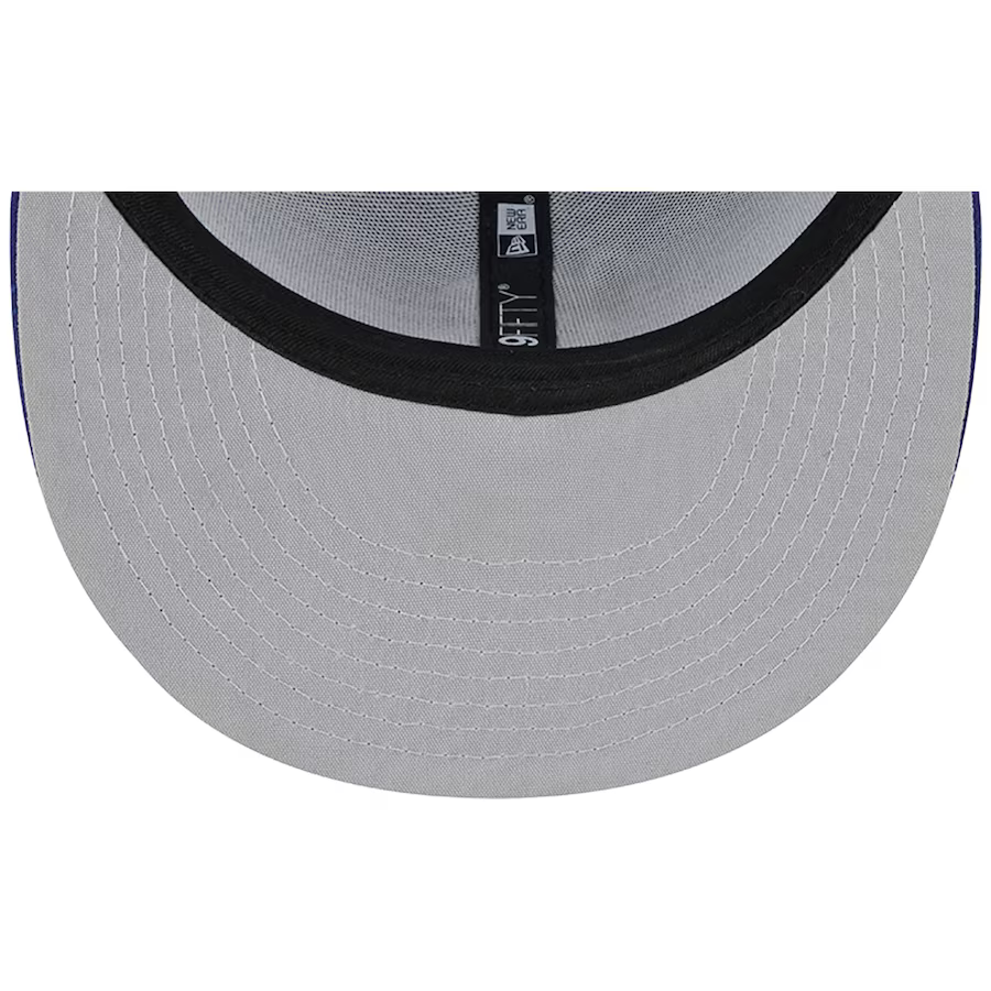 New Era Texas Rangers Team Color 9FIFTY Trucker Snapback Hat-Royal
