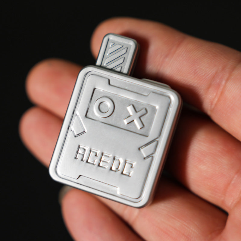 Metal Fidget Slider – Toy Bunny for Desk Breaks, Collecting, And Tactile Everyday Carry