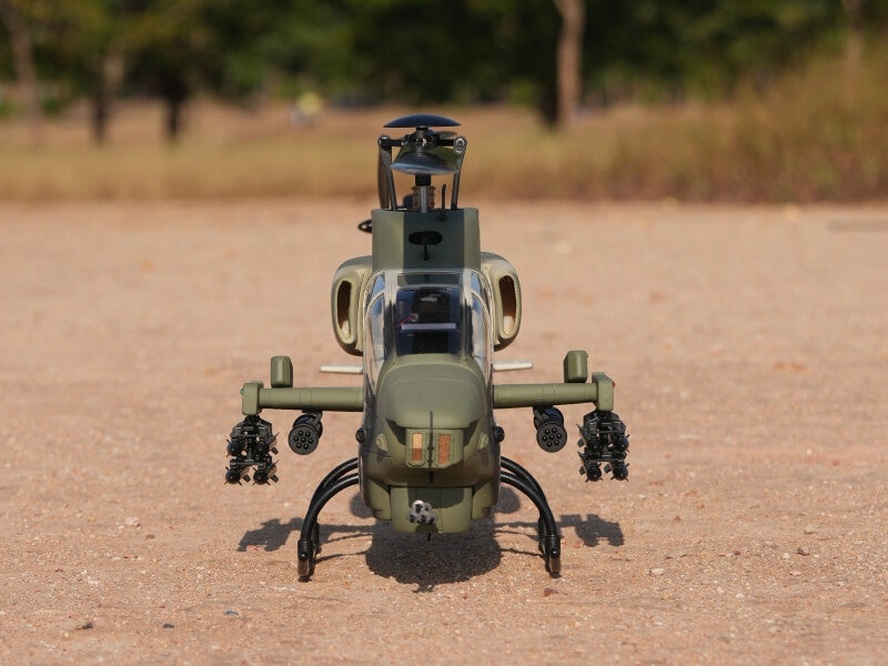 ROBAN AH-1 Cobra 470 Scale RC Helicopter GPS Stabilized 2-Blade Missile LED Light PNP/RTF