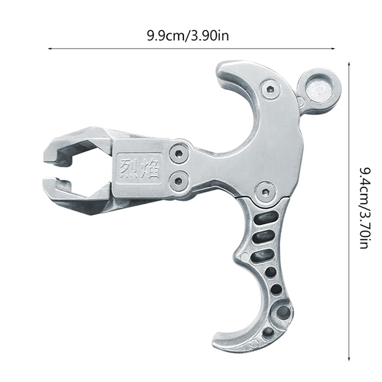 Slingshot Release Device – Stainless Steel Push-Button Clamp with Hunting & Fishing