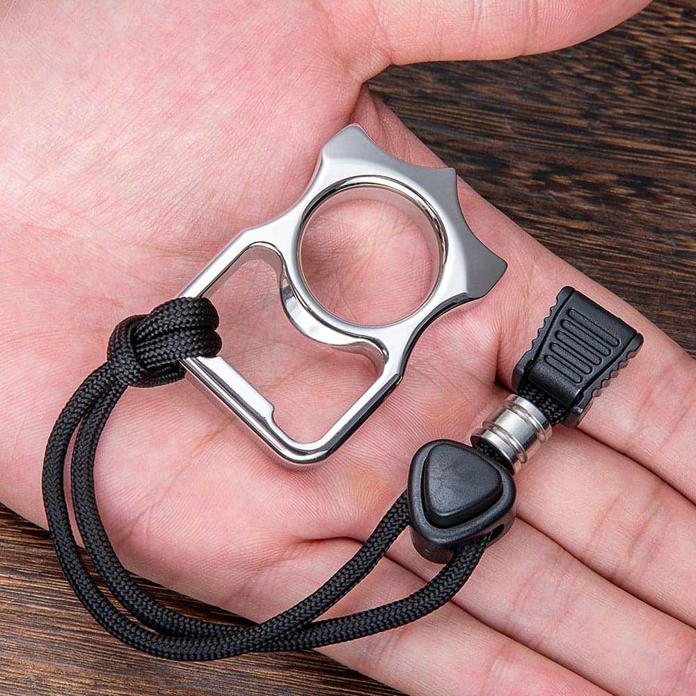 Stainless Steel Bottle Opener Knuckles – 304 Compact Ring with Polished 12mm