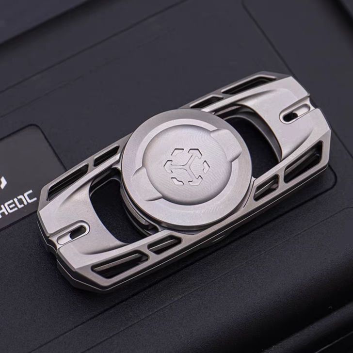 Stainless Steel Fidget Spinner – Lingyin with Tuning Fork Resonance EDC