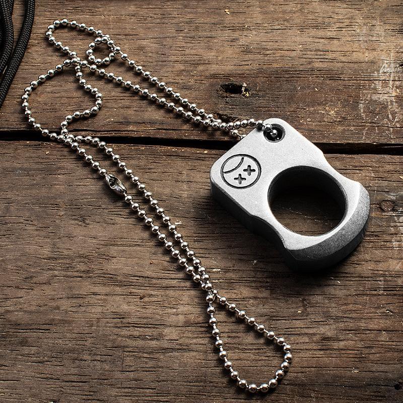 Stainless Steel Ring – 420 Single Finger with 14mm Ultra Thick Stonewash Security Friendly