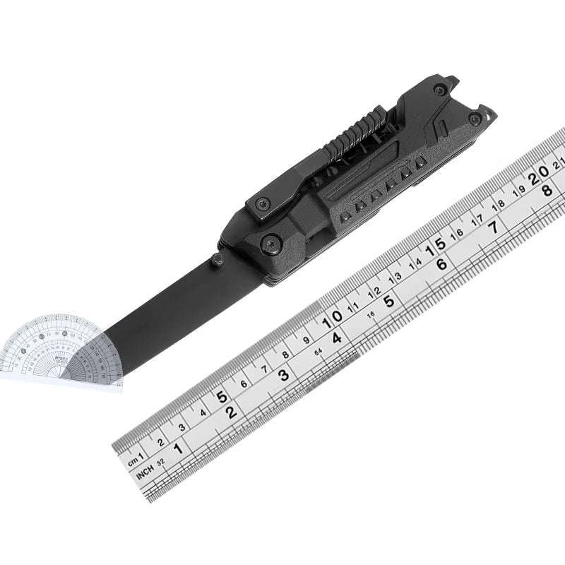 Steel EDC Knife – MultiVex 14-in-1 Tactical Multi-Tool with All- Compact