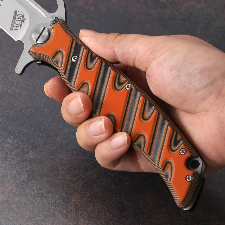 Steel Folding Knife – Regal Pursuit EDC with 5Cr13MoV with G10 Handle