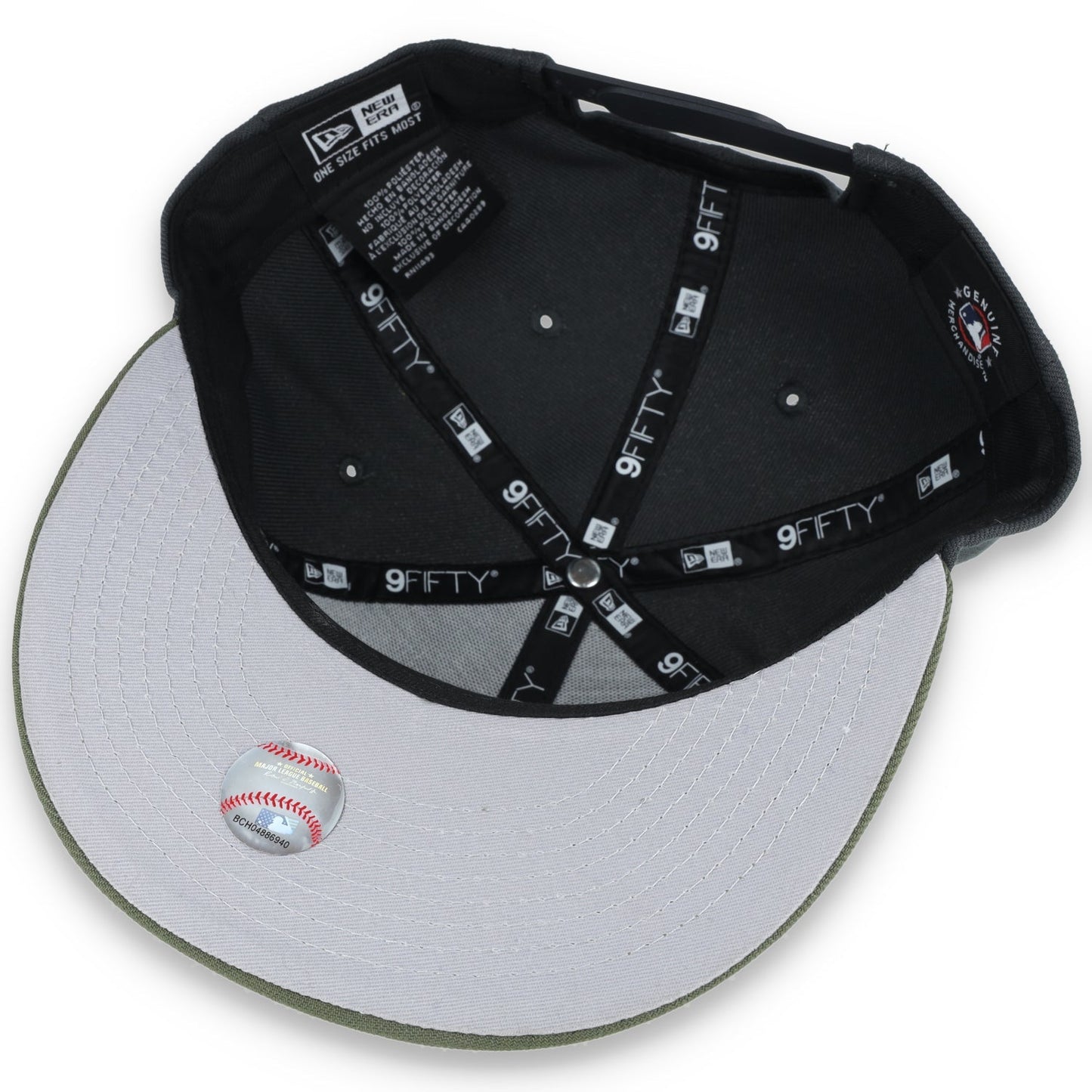 New Era Detroit Tigers 2-Tone Color Pack 9FIFTY Snapback Hat- Grey/Olive