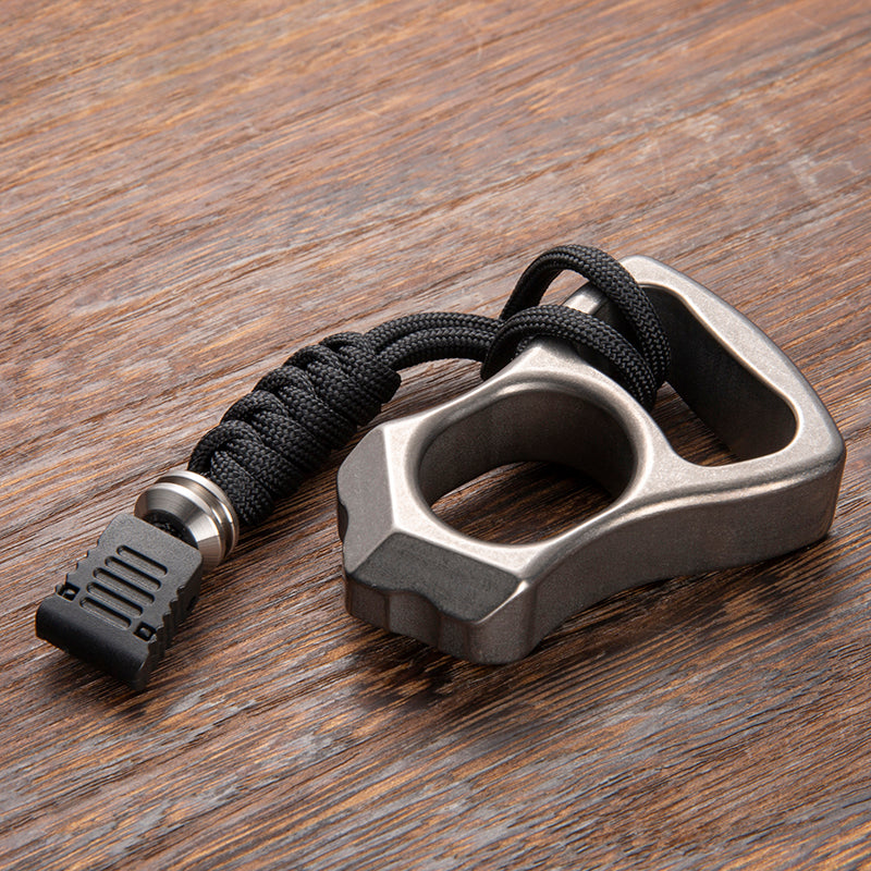 Titanium Bottle Opener Knuckles – TC21 Extreme-Thick 18mm with Stonewash Aerospace Grade