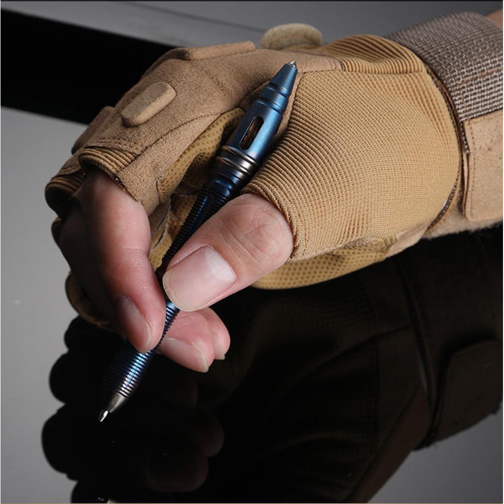 Titanium Kubotan – T-05 Coated Tactical Pen Flashlight Multi-Tool