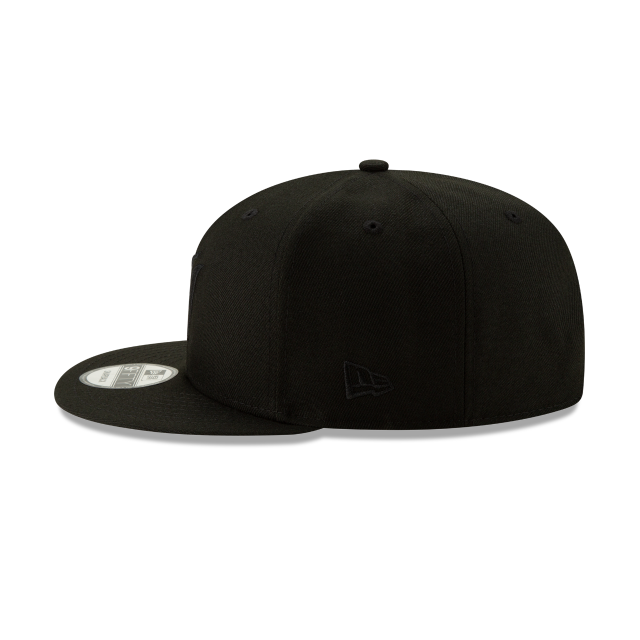 New Era Miami Marlins Basic 9FIFTY Snapback-Black on Black