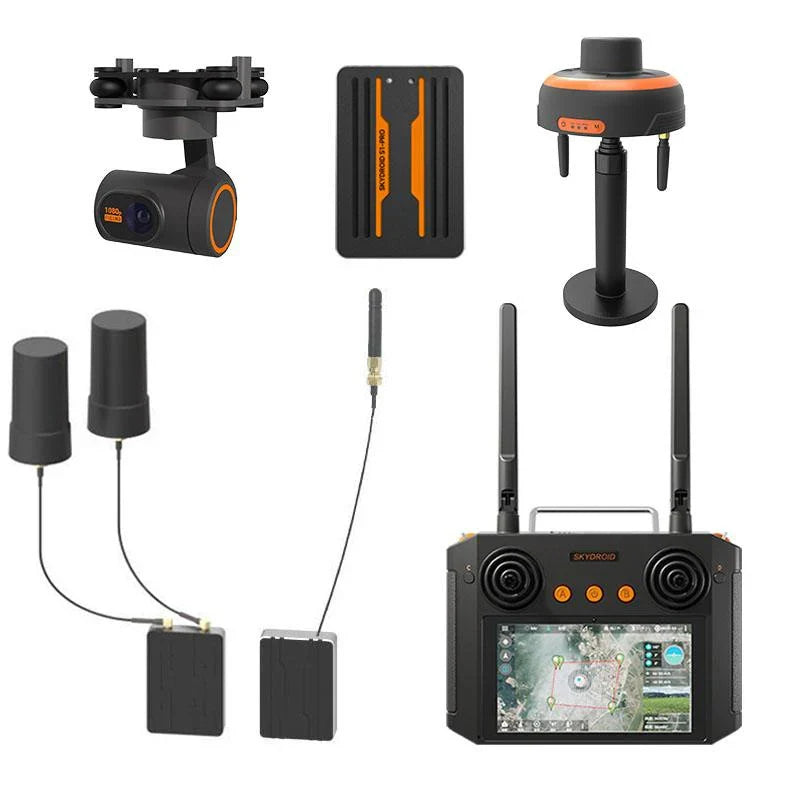 Skydroid S1 PRO Autonomous Control System H12 Remote Controller 1080P Digital Video RTK Navigation