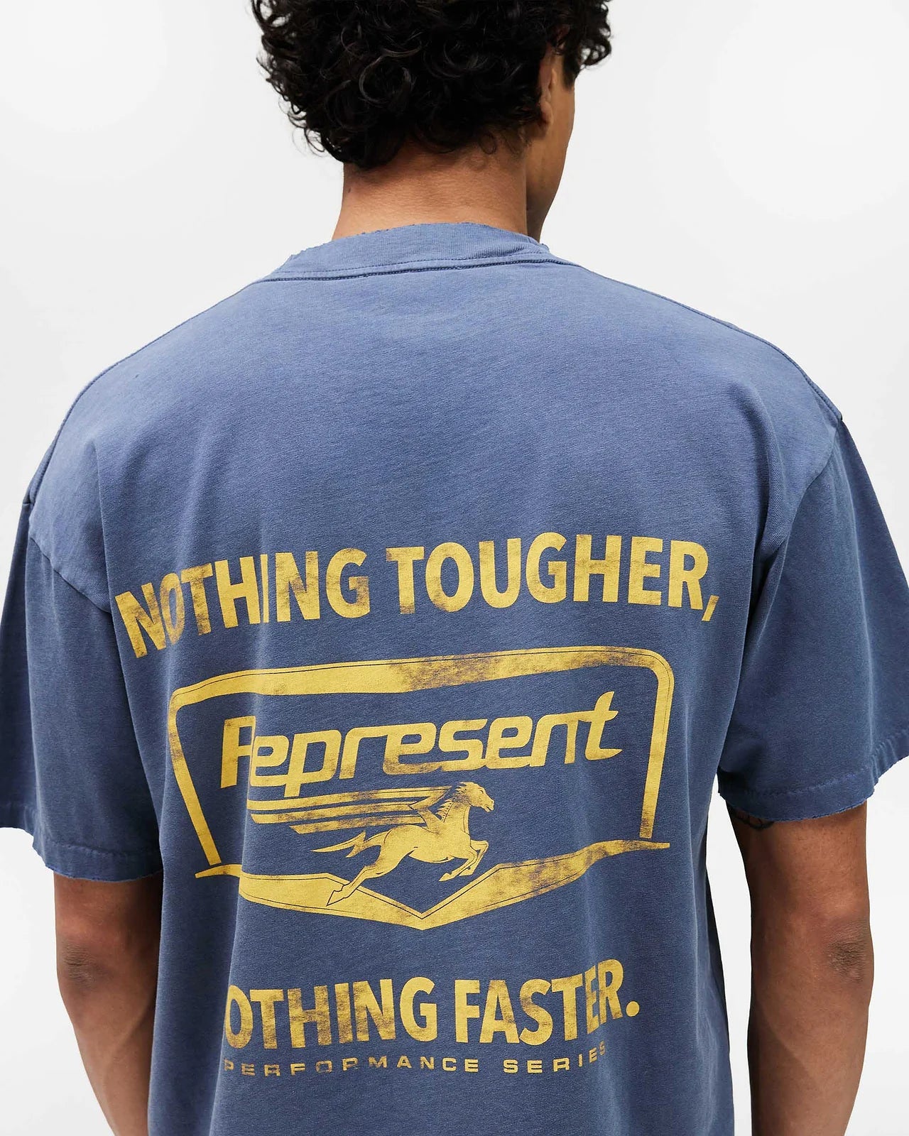 Represent Nothing Faster T-Shirt in Indigo