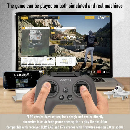 APEX PRO FPV Drone 4.0 PRO Head Tracking Optical Flow Mini FPV Racing Drone Set 5.8G Real-Time Video Super Wide Camera FPV Goggles Included