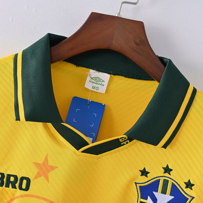 Retro Brazil Jersey 1994 Home Football Kit Soccer Jersey