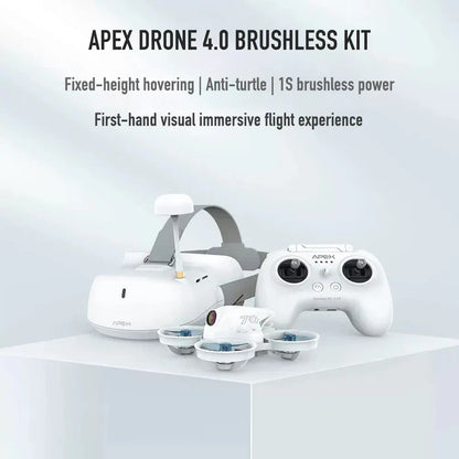 APEX PRO FPV Drone 4.0 PRO Head Tracking Optical Flow Mini FPV Racing Drone Set 5.8G Real-Time Video Super Wide Camera FPV Goggles Included