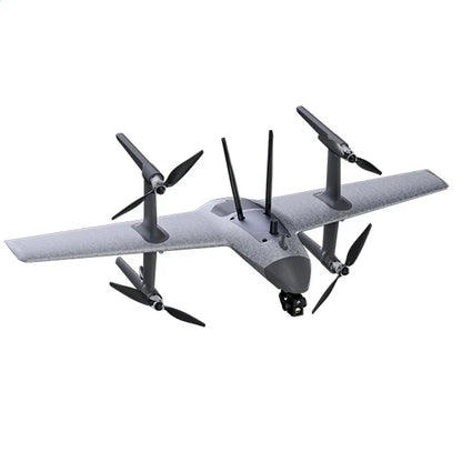 HEQUVA SWAN VOYAGER K8T-V2 VTOL Fixed Wing UAV 4K Thermal Imaging Drone AI Tracking 60Min Flight 15KM Transmission