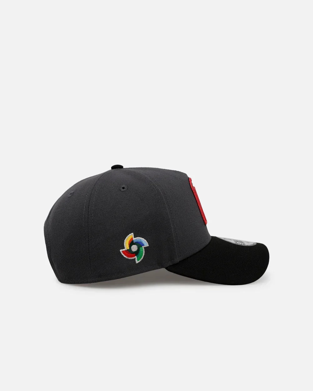 New Era Mexico WBC 9FORTY A-Frame Snapback Hat-Graphite Grey
